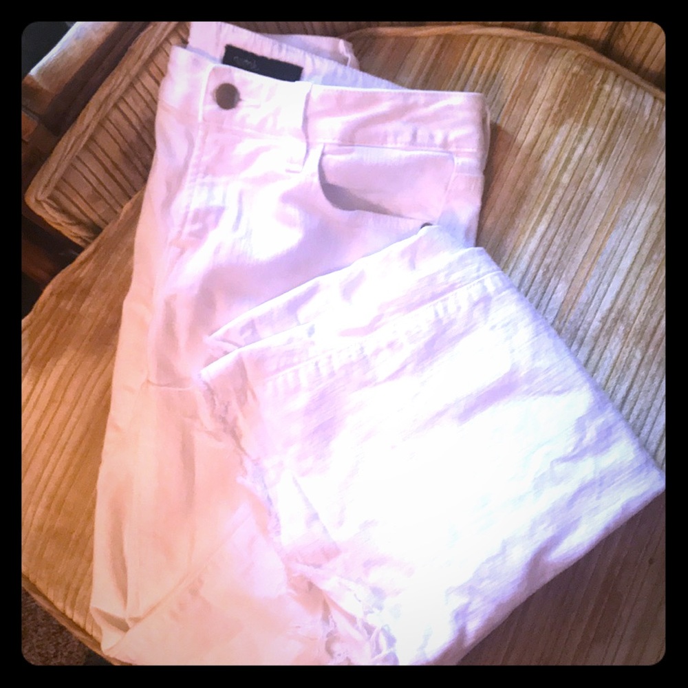 White flare bell bottom jeans
